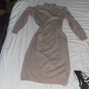 Turtleneck sweater dress